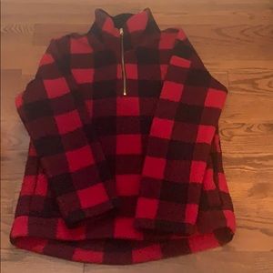 Old Navy Buffalo Plaid Sherpa